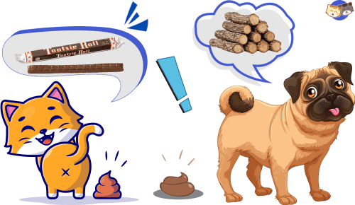 Shape-of-cat-poop-vs-dog-poop